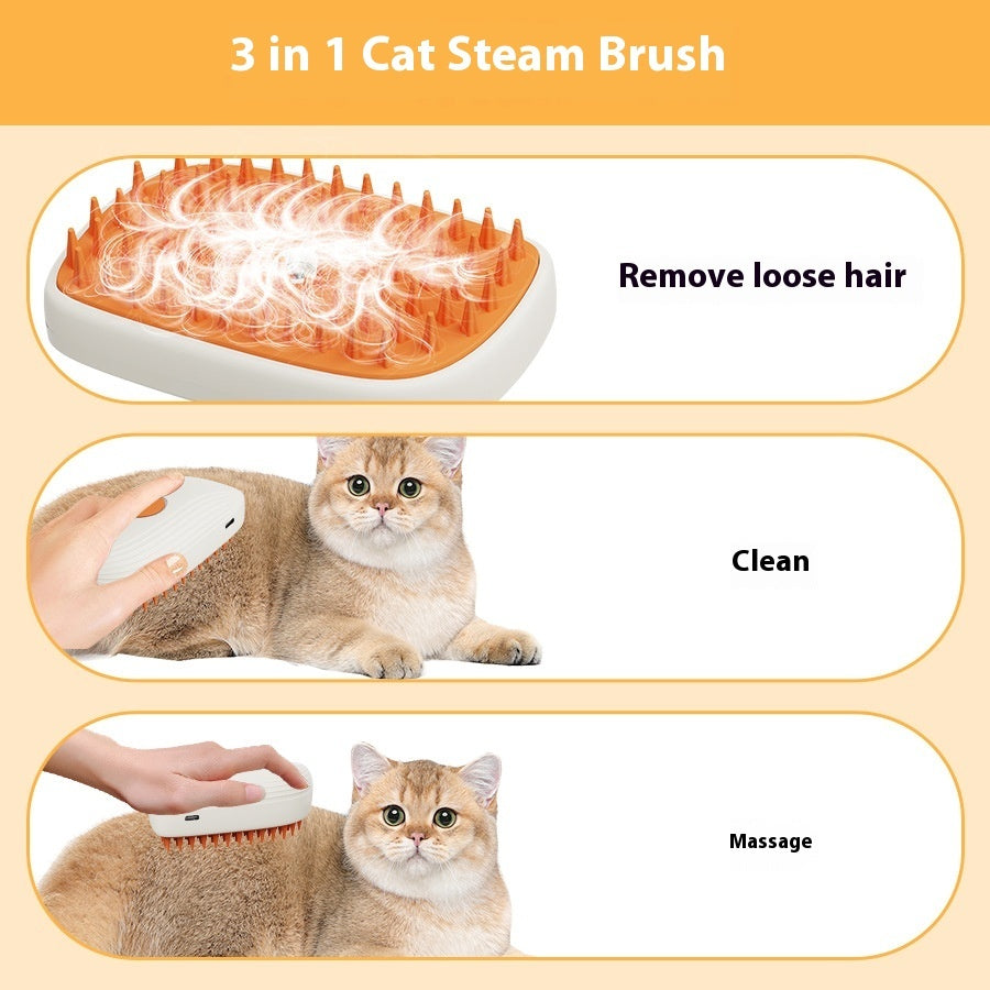 Escova com Spray de Água para Cão e Gato – Casa do Patudo