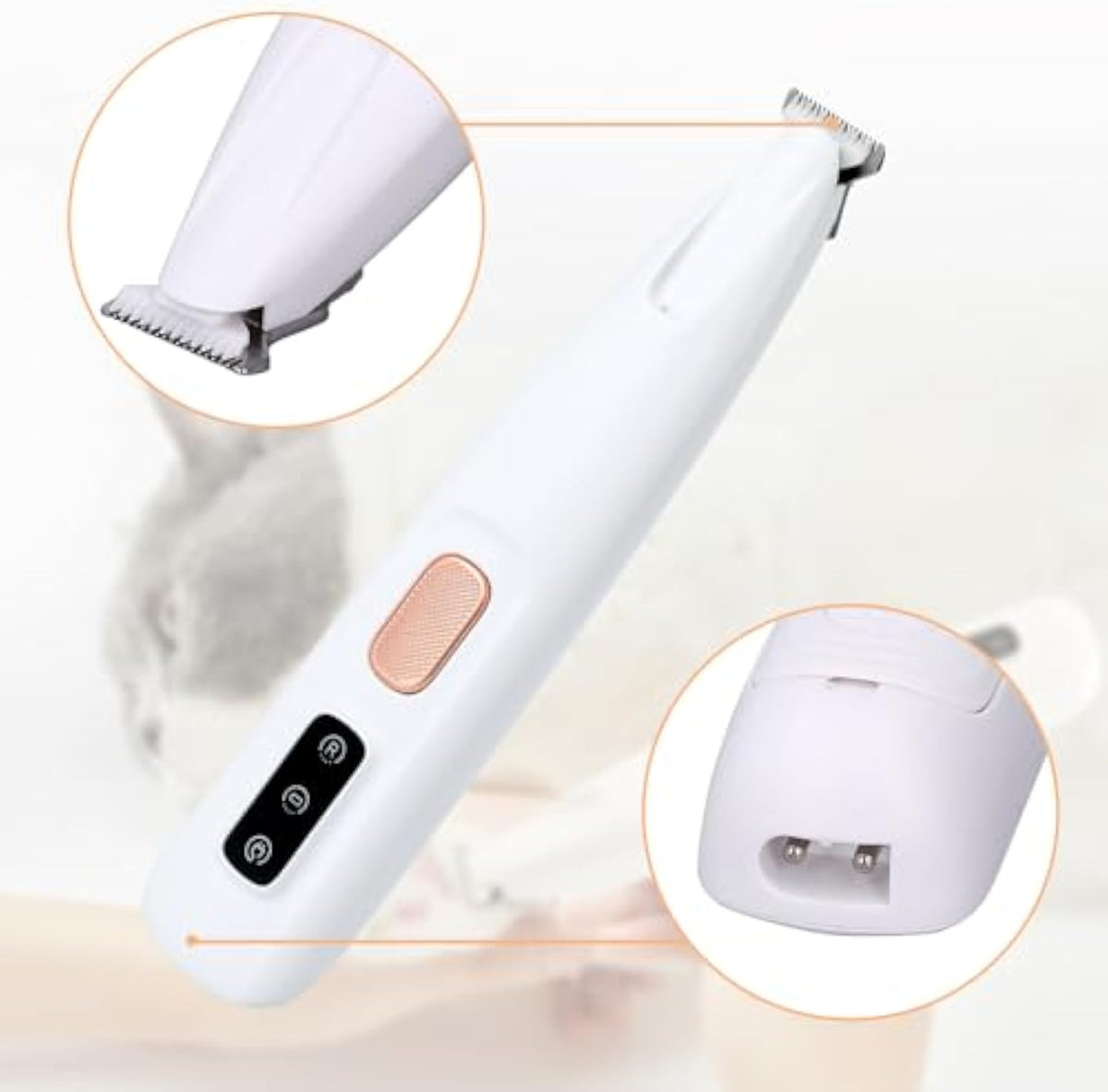 Aparador de Patas Recarregável com Luz LED para Cão e Gato – Casa do Patudo