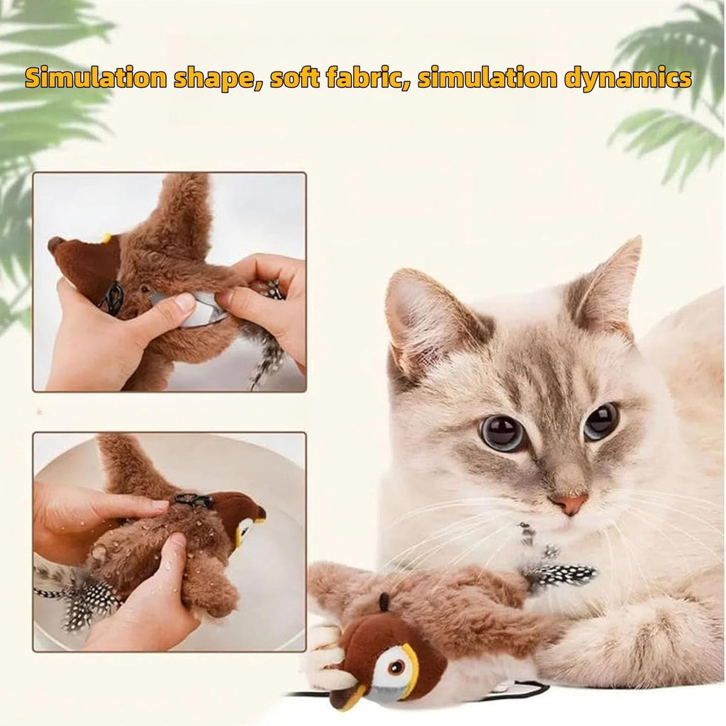 Pássaro Interativo para Gato – Casa do Patudo