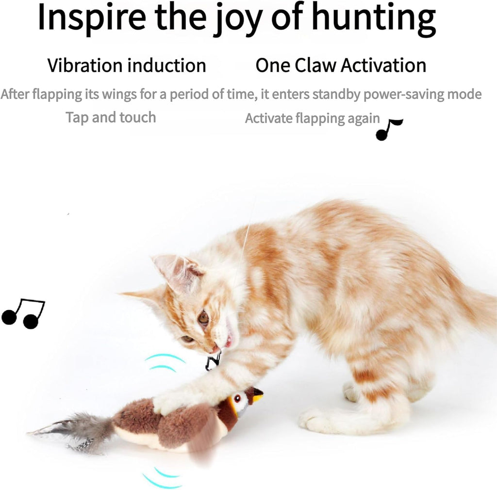 Pássaro Interativo para Gato – Casa do Patudo